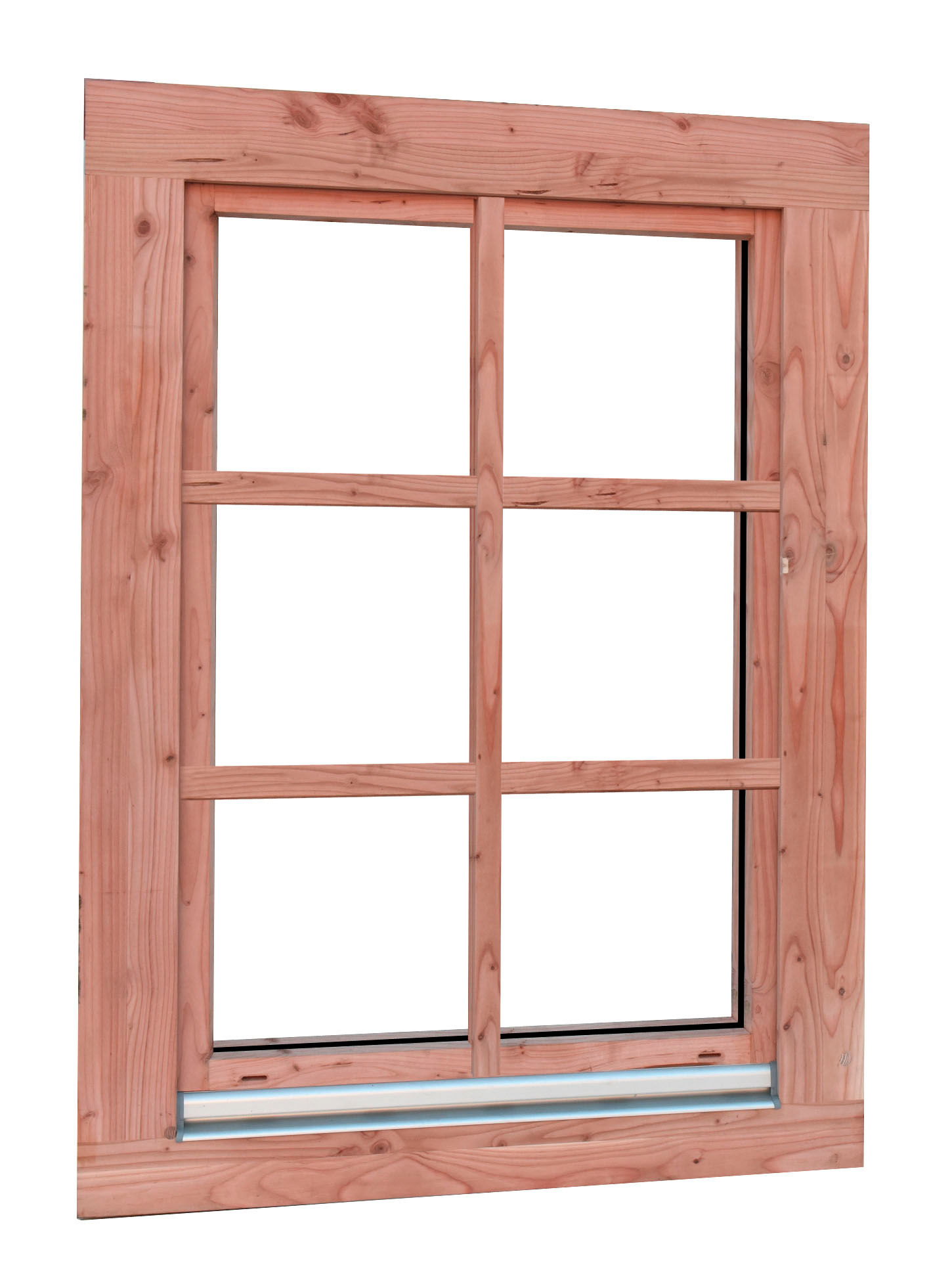 Douglas draai-kiepraam Prestige met dubbelglas. 84,4x120,4cm, onbehandeld (1017099)