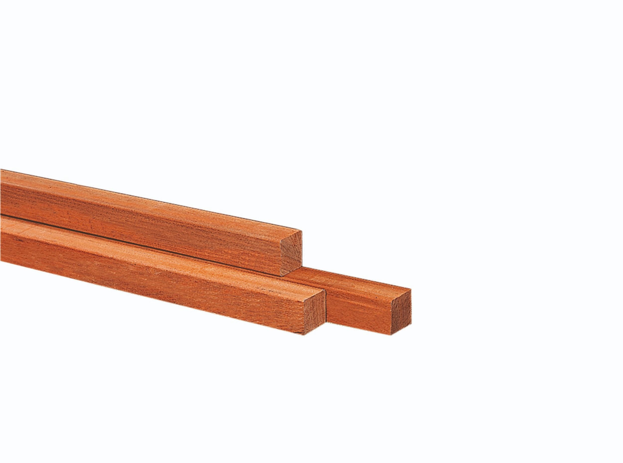 Hardhouten paal fijnbezaagd, gepunt 5x5x200cm (1042638)