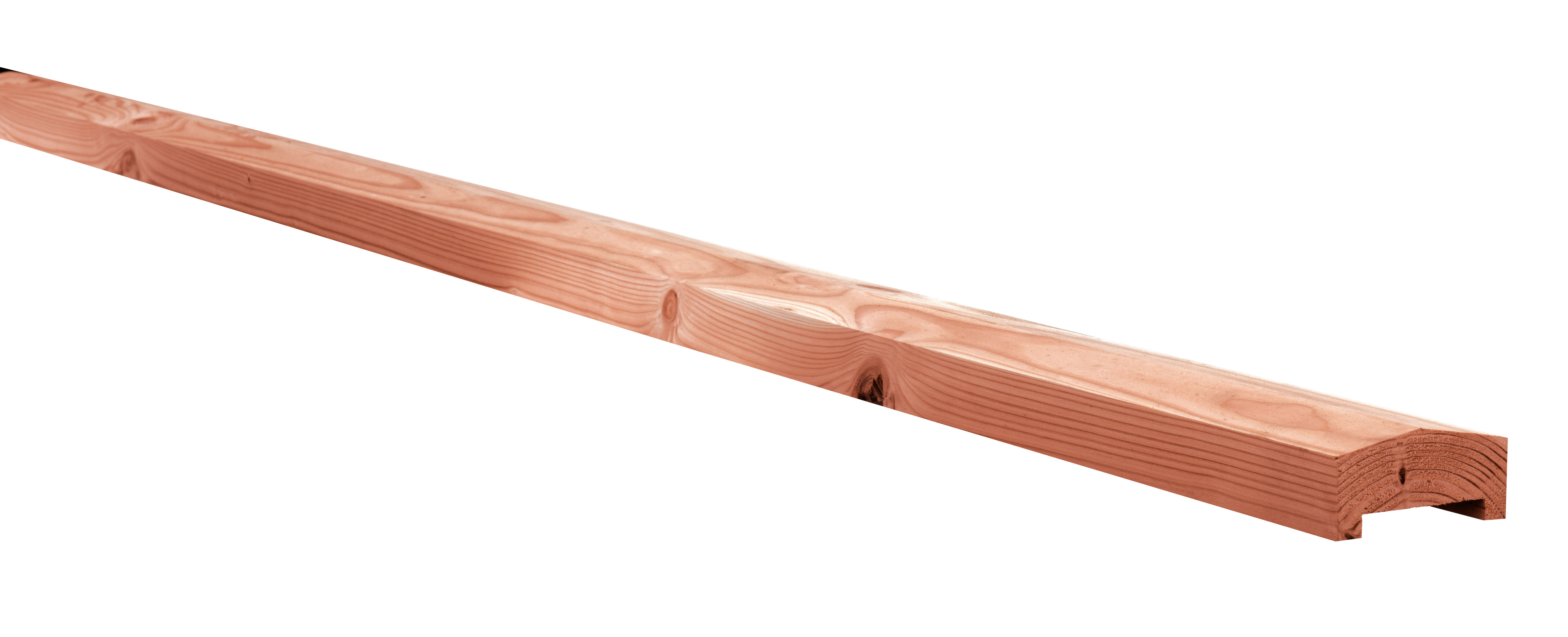 Redvision geschaafde afdekkap met sponning 3,5x8,5x180cm t.b.v. rechtscherm (1046021)