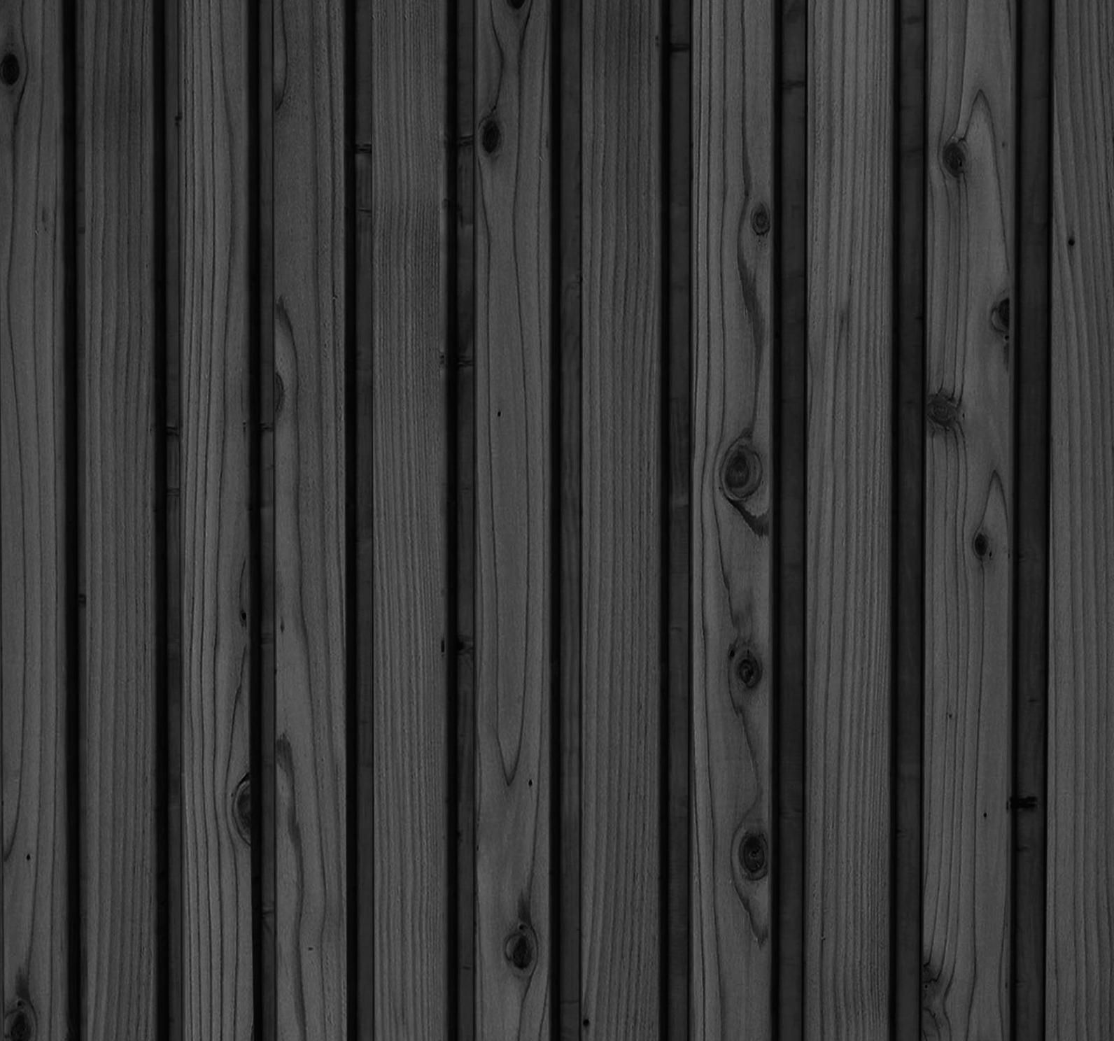Woodvision Triple profiel vuren plankenset bij wand C, 278,5x224cm, zwart geïmpregneerd (1060636)