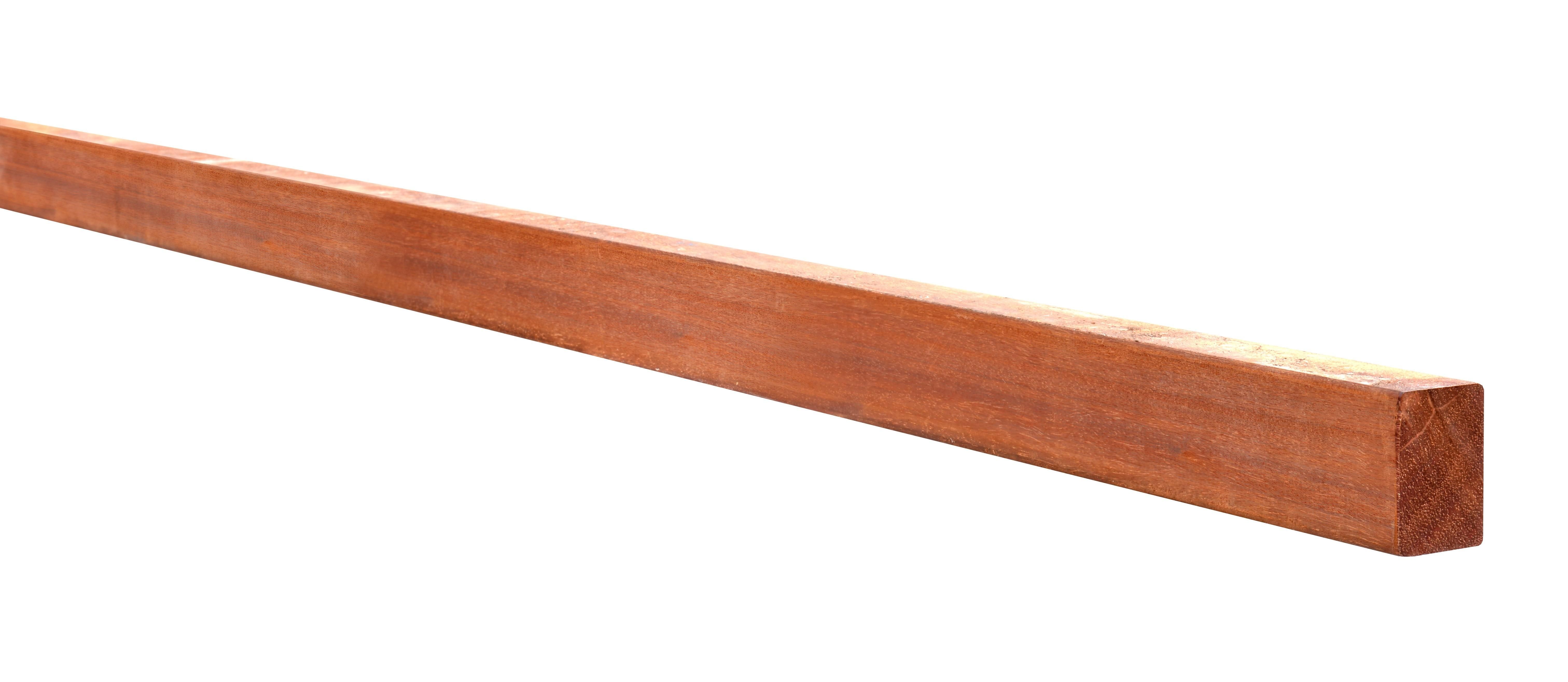 Hardhouten onderregel  ca 4x6x390cm (1060673)