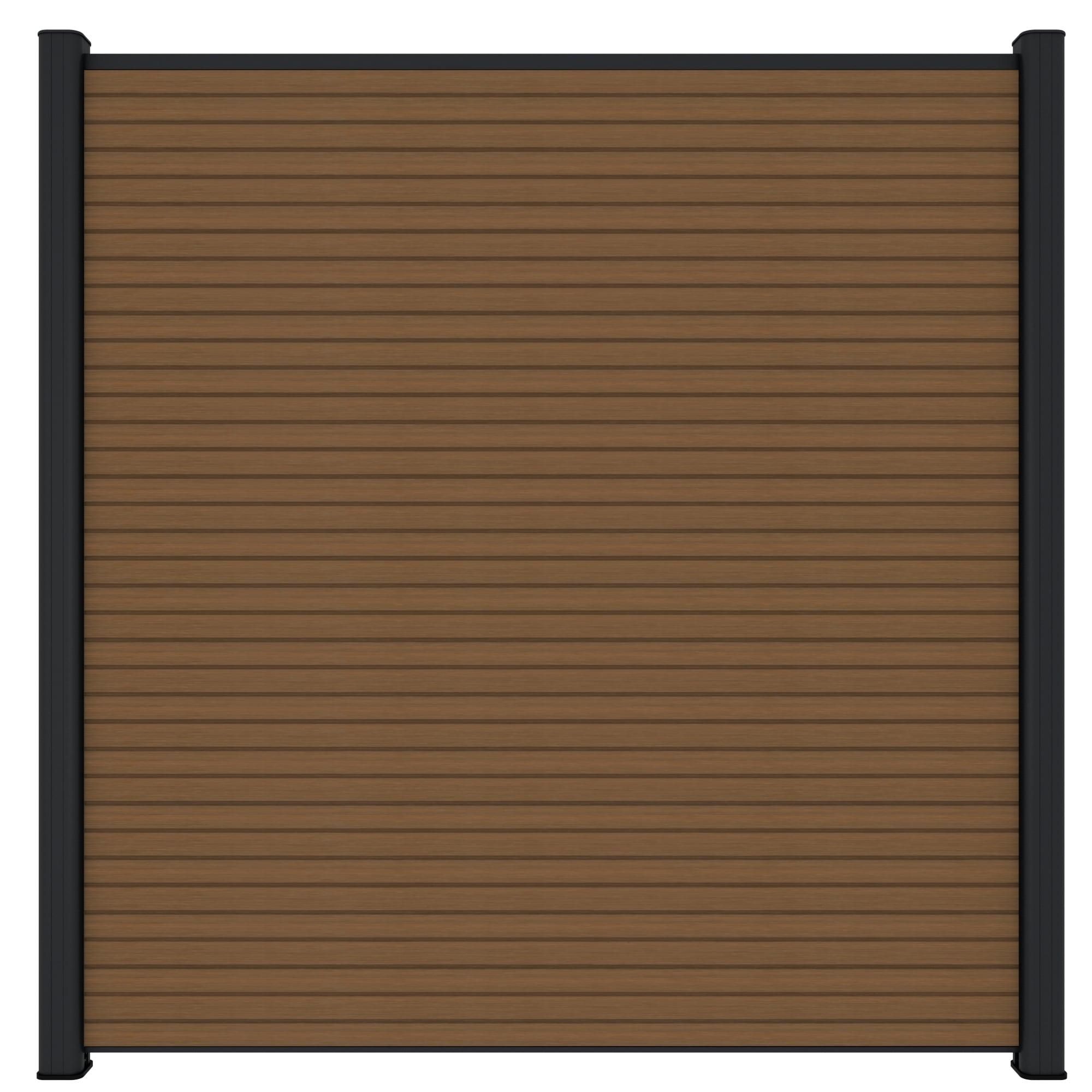 NewTechWood Co-extrusie composiet scherm Triple 180x180cm Teak (1064247)