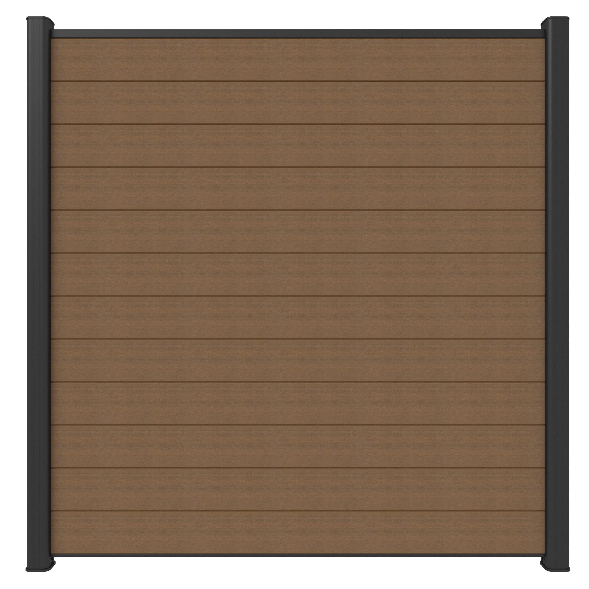 NewTechWood Co-extrusie composiet scherm 180x180cm Teak (1064250)