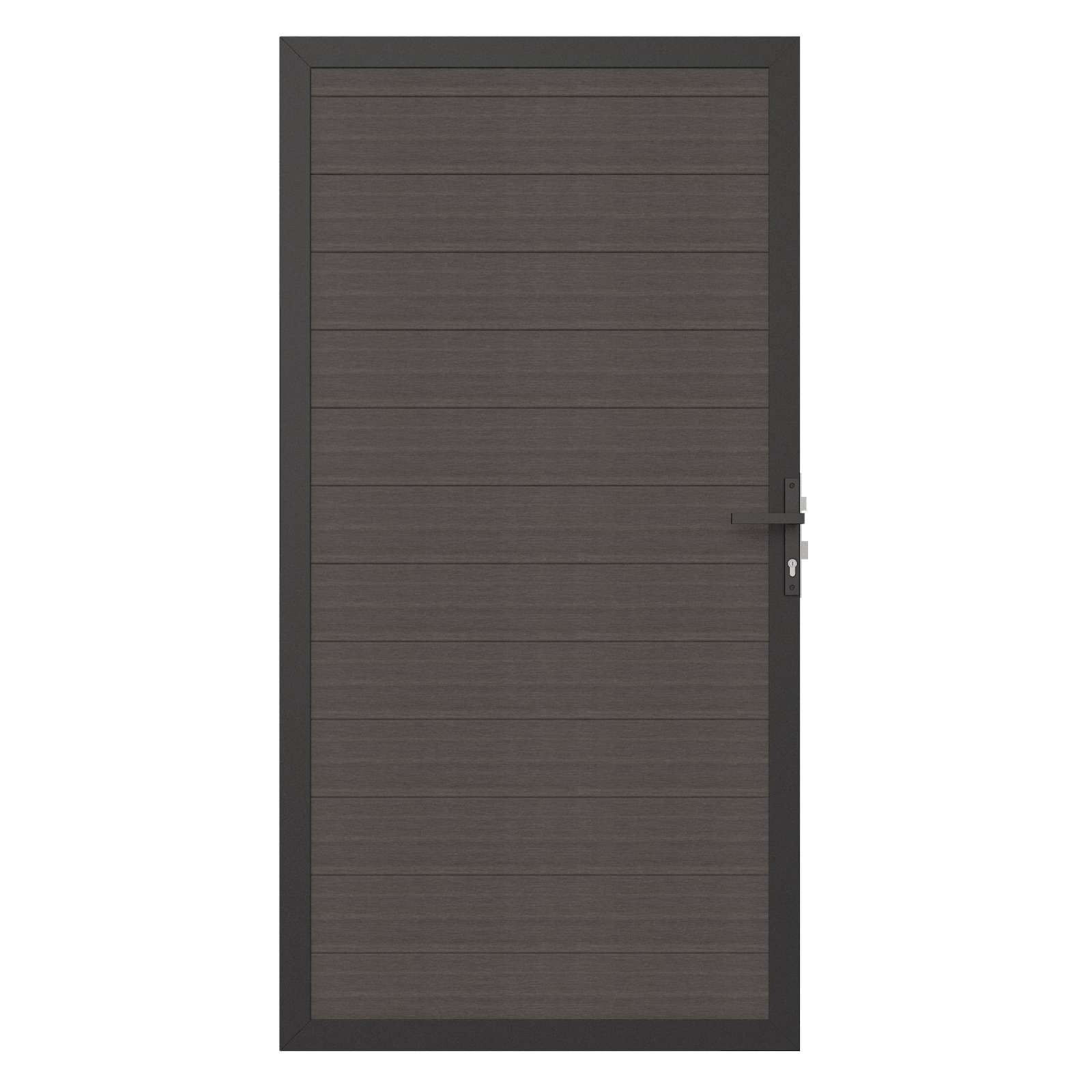 NewTechWood deur horizontaal 100x195cm Silver