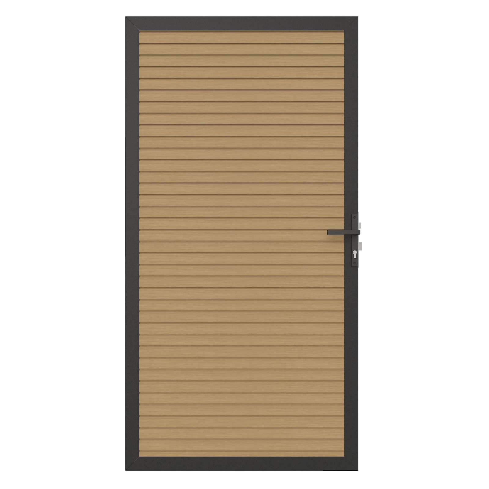 NewTechWood deur triple horizontaal 100x195cm Red Cedar