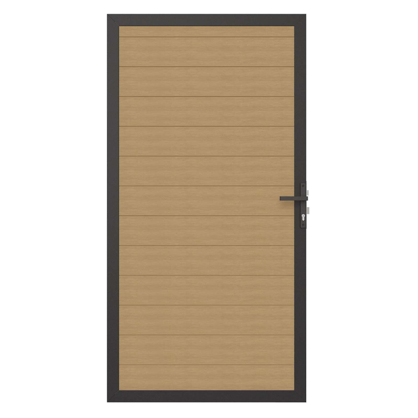 NewTechWood deur horizontaal 100x195cm Red Cedar
