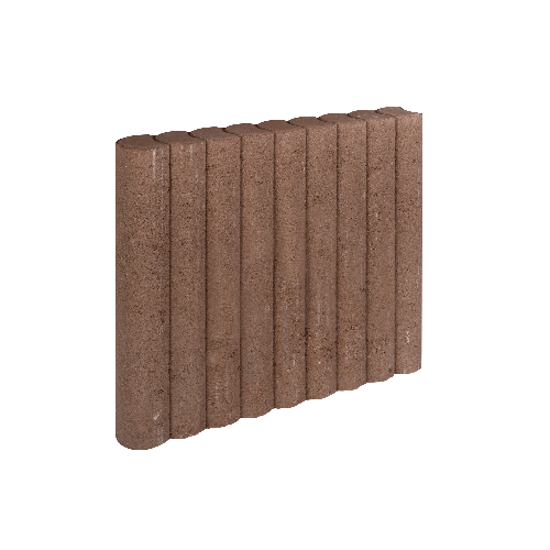 Rondo Palissadeband 8x50x50cm Bruin