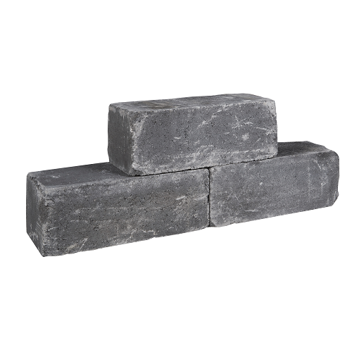 Palino block getrommeld 60x15x15cm Antraciet