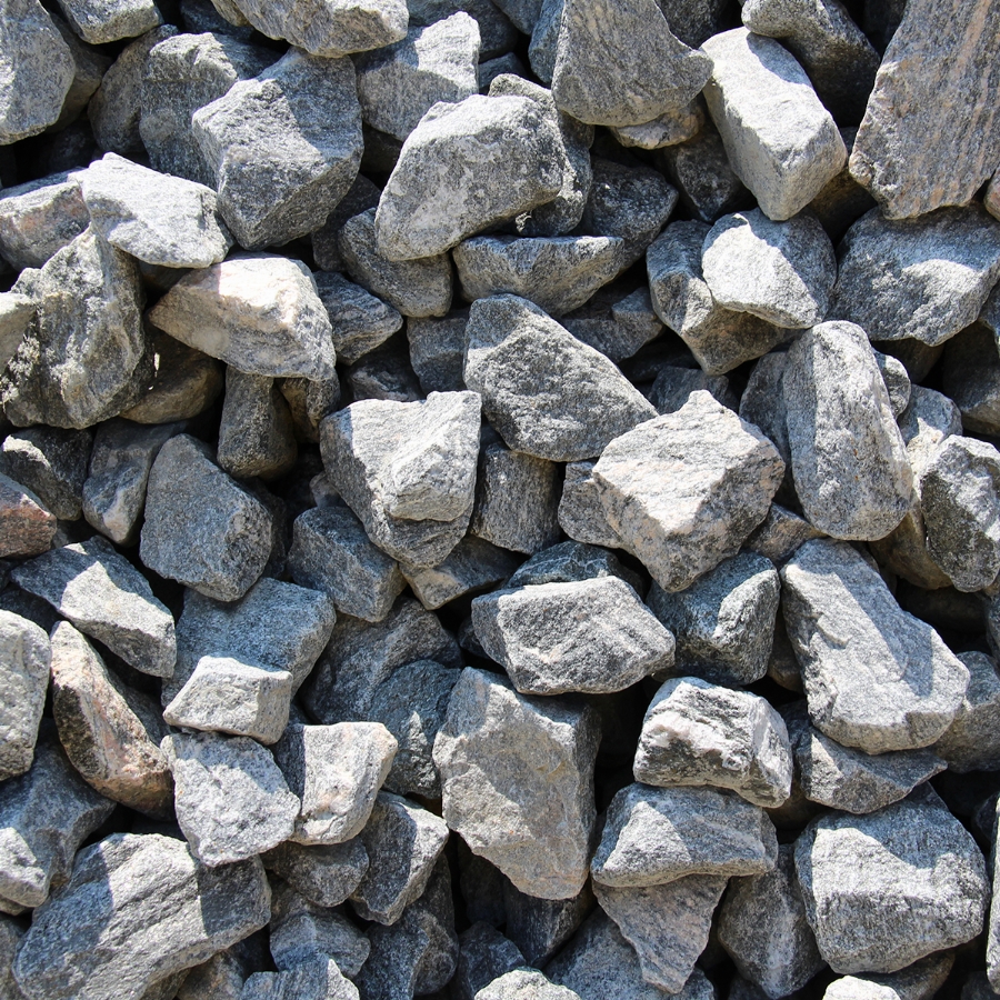 Graniet Brokken Grijs genuanceerd 40-70mm - Zakgoed