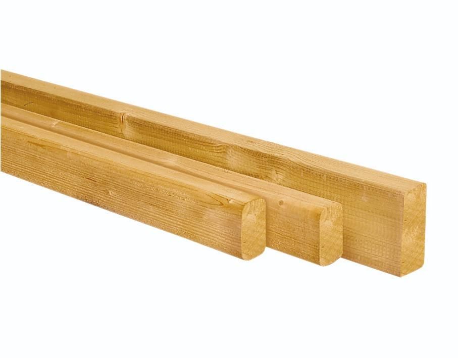 Scandinavisch vuren geschaafde bovenregel 3,8x11,5x450cm (W06604)