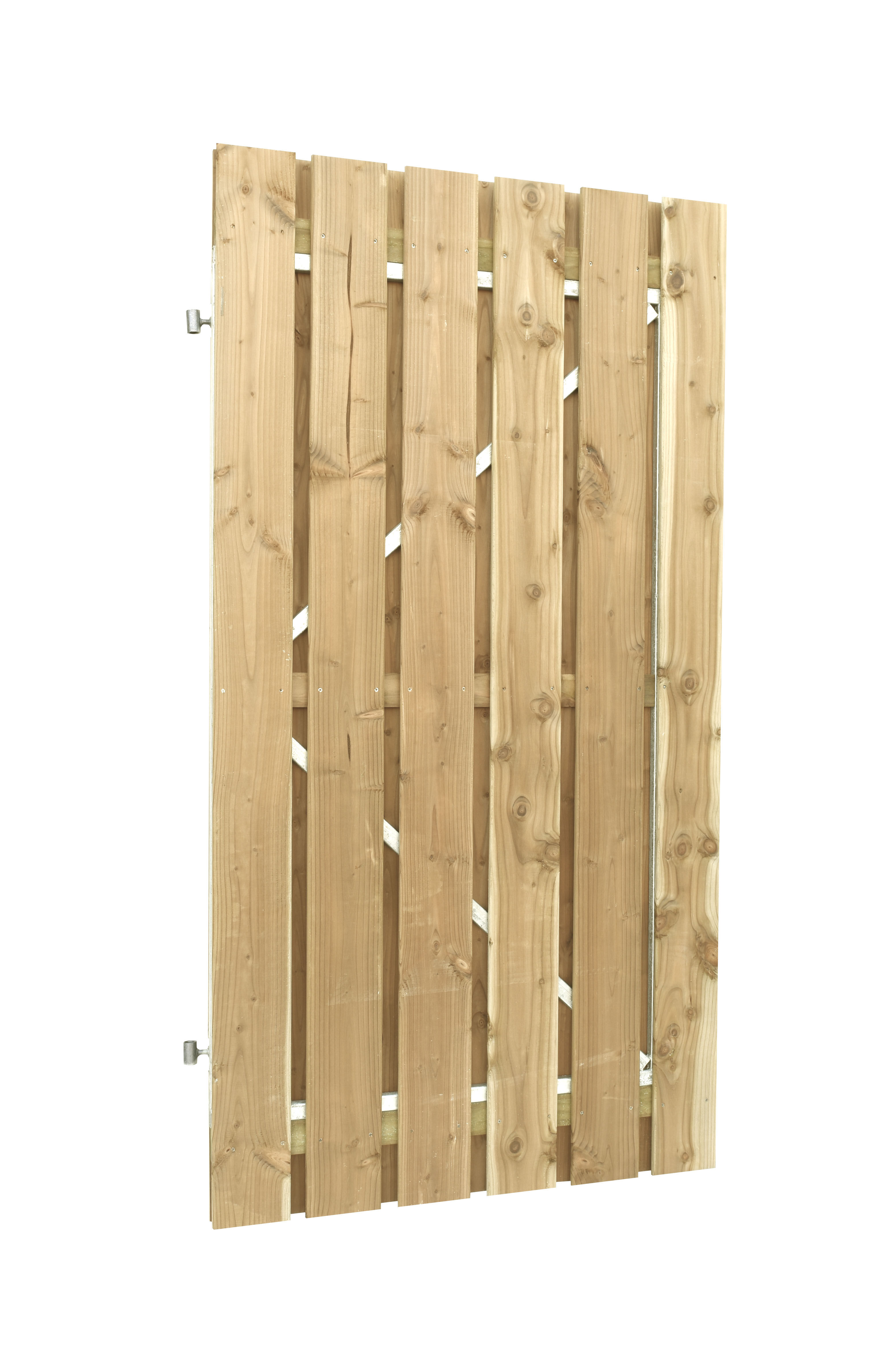 Jumbodeur v.z.v. uitgefreesd slotgat geschaafd vuren 15mm op verstelbaar stalen frame 100x200cm recht verticaal (W306803)