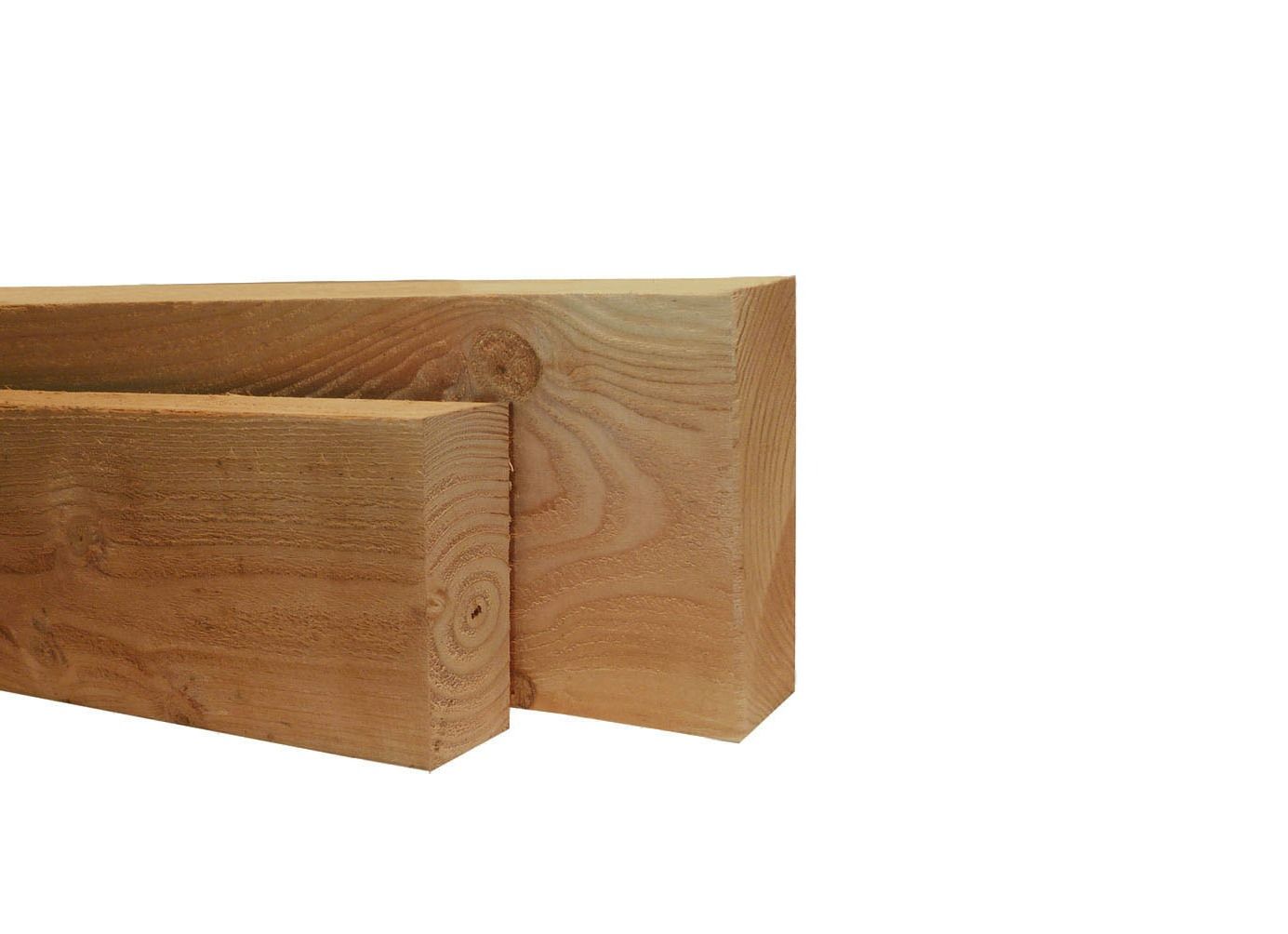 Douglas geschaafde gording 5,8x19x500cm, groen geïmpregneerd (W44071)