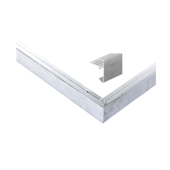 Daktrim aluminium recht t.b.v. maximale dakmaat 905x450cm (1005853)