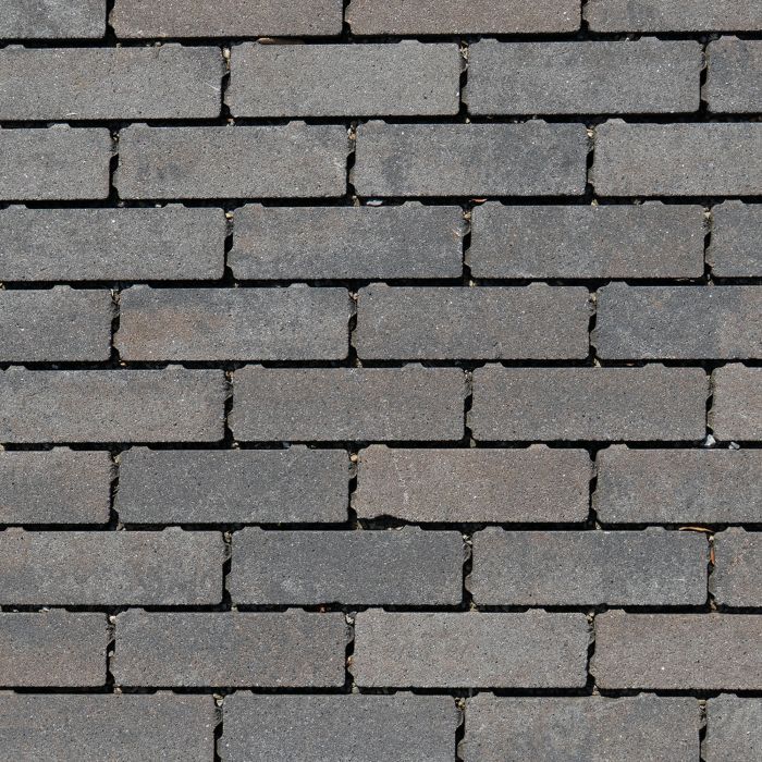 Eco Bricks waterpasserend Maeslant 7x21x8cm Maeslant bruin-zwart