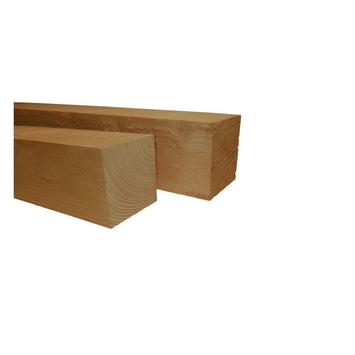 Douglas fijnbezaagde paal 15x15x600cm, groen geïmpregneerd (1022423)