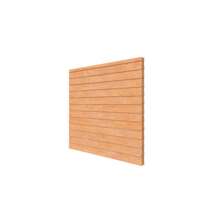 Douglas buitenverblijf Comfort/DHZ zijwand Zweeds rabat dubbelzijdig 246,5x224cm, kleurloos geïmpregneerd (1022859)