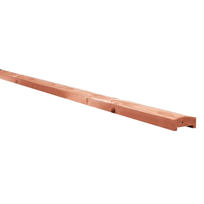 Redvision geschaafde afdekkap met sponning 3,5x8,5x180cm t.b.v. rechtscherm (1046021)