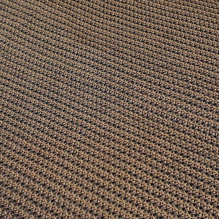 Strak schaduwdoek HPDE 292x292cm, incl. bevestigingsmaterialen, bruin. T.b.v. Pergola 300x300cm (1052598)