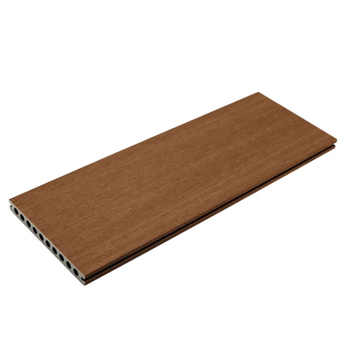 NewTechWood composiet co-extrusie dekdeel houtstructuur 2,3 x 21 x 300 cm, Teak