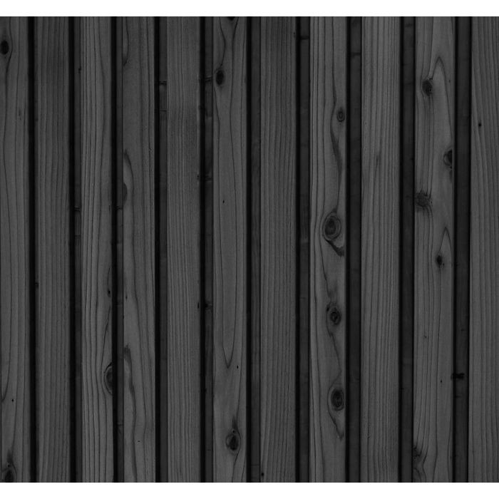 Woodvision Triple profiel vuren plankenset bij wand B, 228,5x224cm, zwart geïmpregneerd (1060635)