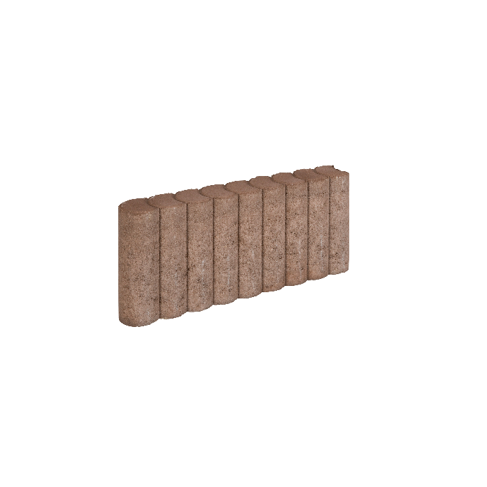 Rondo Palissadeband 8x25x50cm bruin