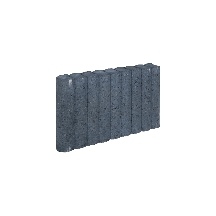 Rondo Palissadeband 8x35x50cm zwart