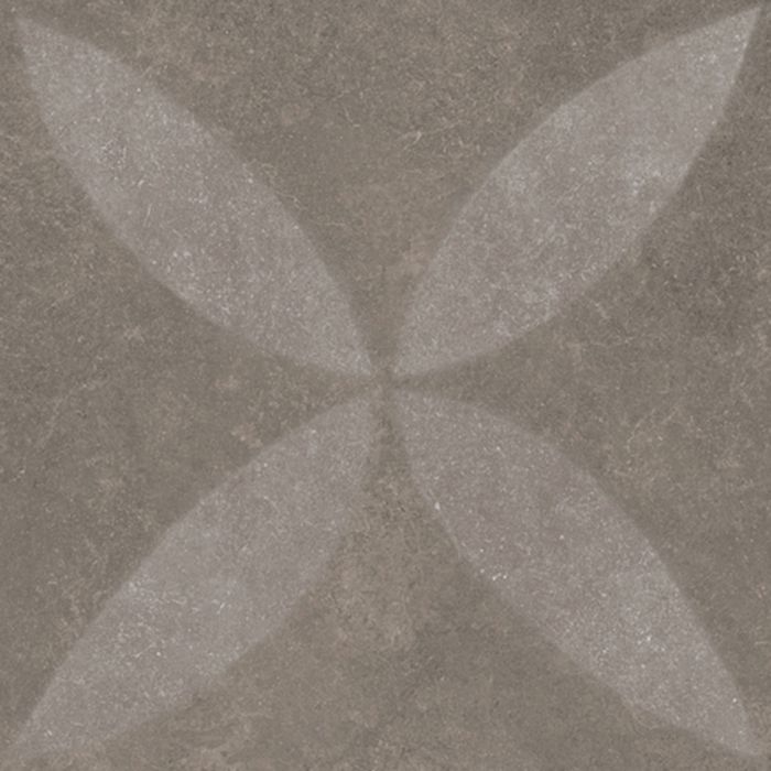 Solostone 80x80x3cm Uni Flower Brown