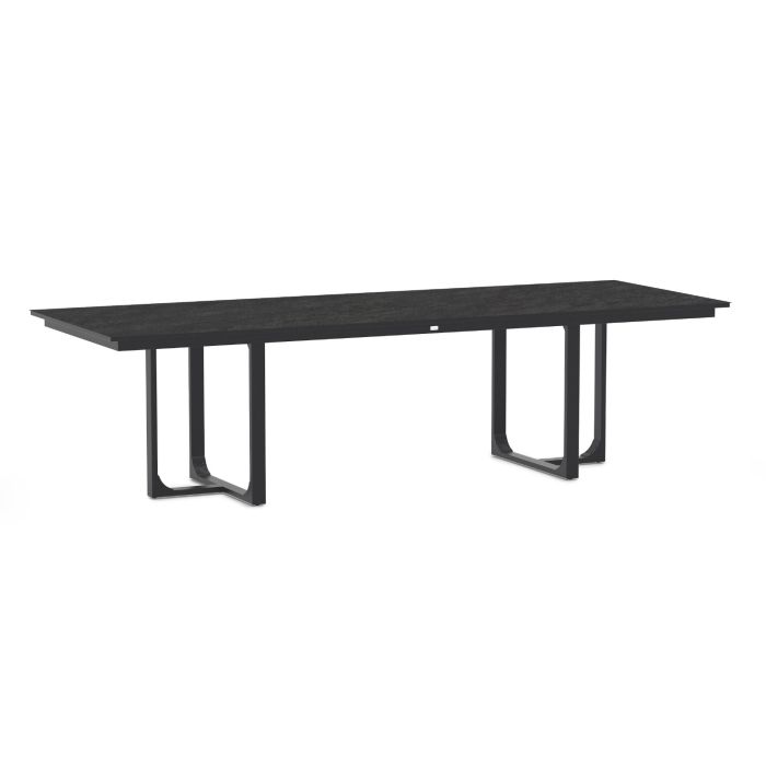 Nida Alu Dining Table Dekton Bromo Charcoal 280x100cm