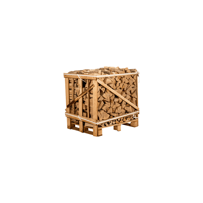 Krat haardhout Eiken gekloofd en ovengedroogd <20% 1 M3 strak gestapeld