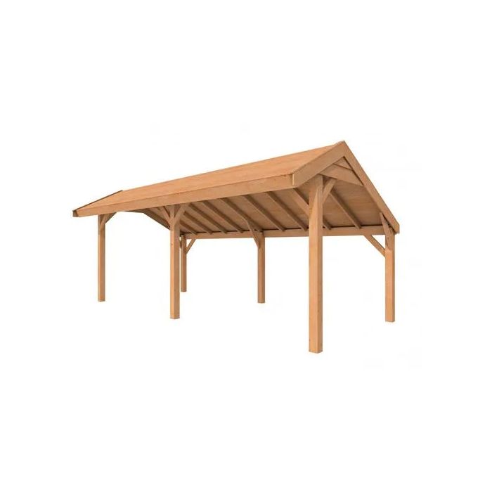 Douglasvision Kapschuur Comfort 600x250cm, kleurloos geïmpregneerd