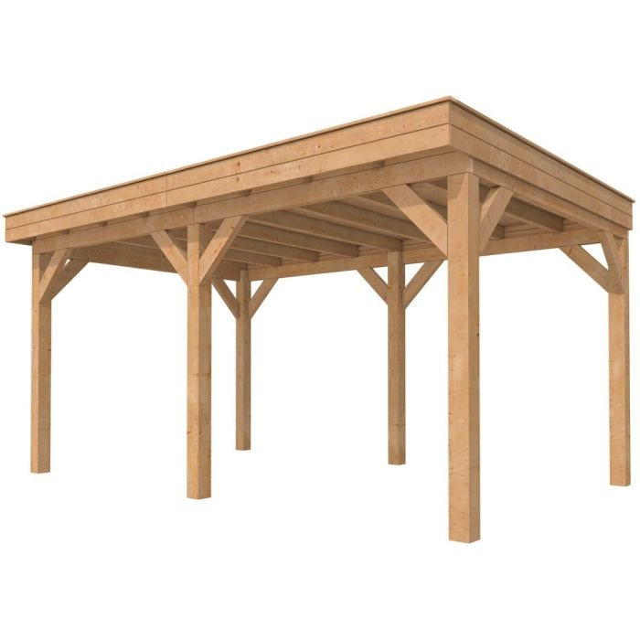 Buitenverblijf basis 500x330cm onbehandeld