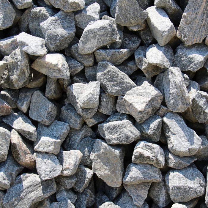 Graniet Brokken grijs genuanceerd 40-70mm - Zakgoed