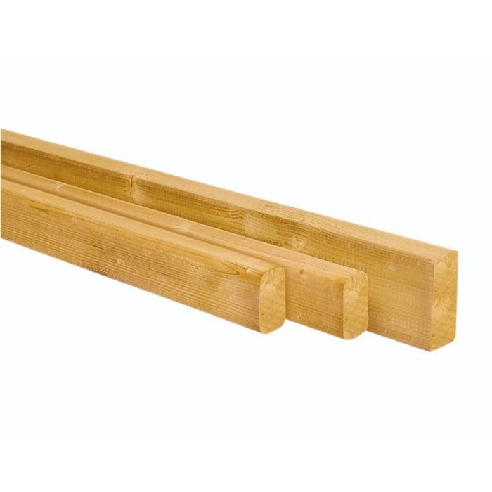 Scandinavisch vuren geschaafde bovenregel 3,8x11,5x450cm (W06604)
