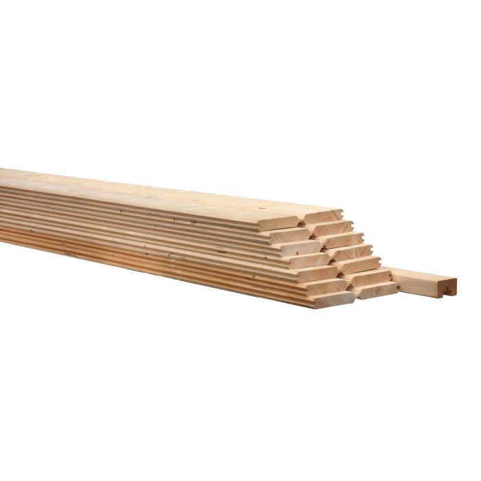 Betowood scherm vuren inclusief afdekkap 187x224cm groen geïmpregneerd (W31660)