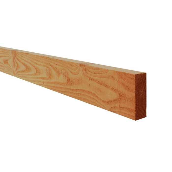 Douglas fijnbezaagde gording 5,0x15,0x300cm groen geïmpregneerd (W44482)