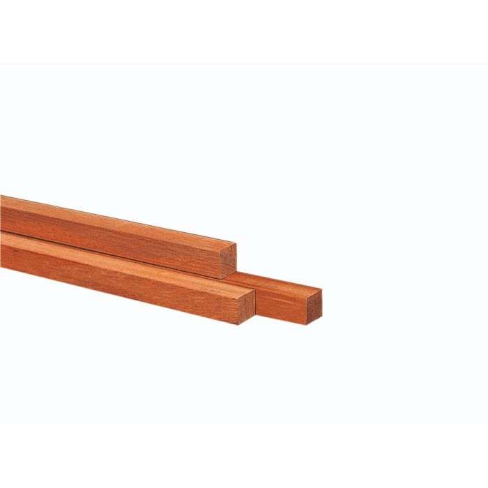 Hardhouten paal fijnbezaagd, gepunt 7x7x350cm (WA00451)