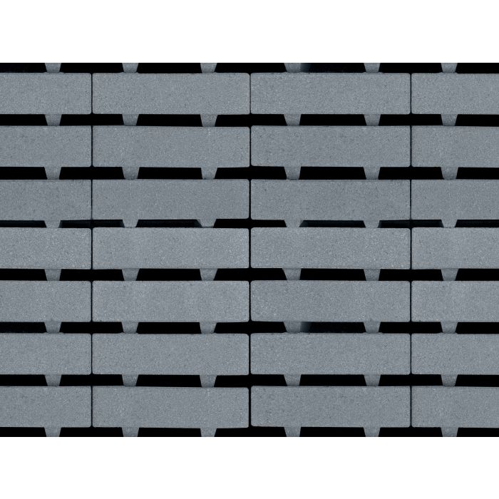 Aqua Bricks waterpasserend 10x30x8cm zwart 22% open