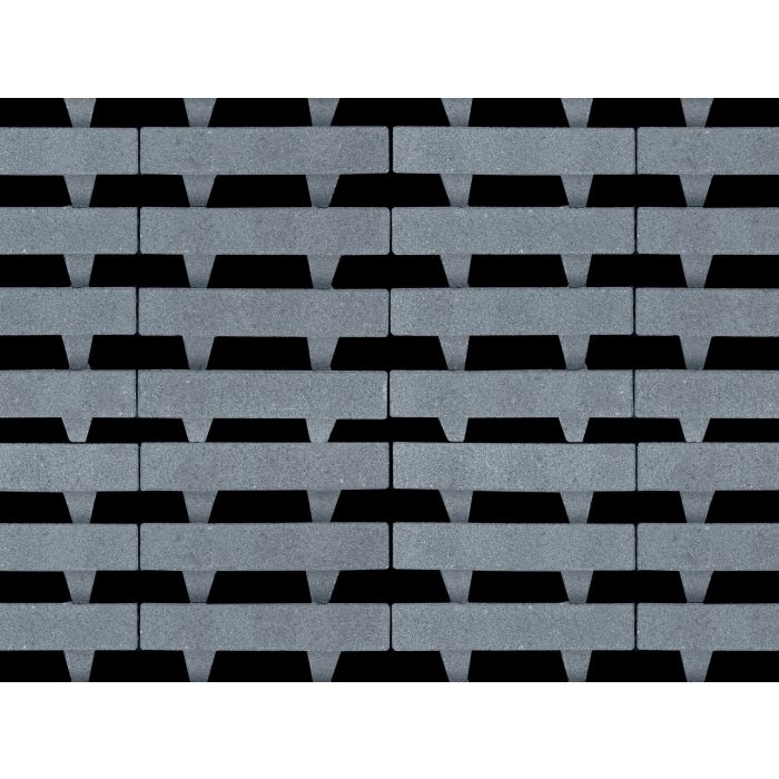 Aqua Bricks waterpasserend 10x30x8cm zwart 40% open