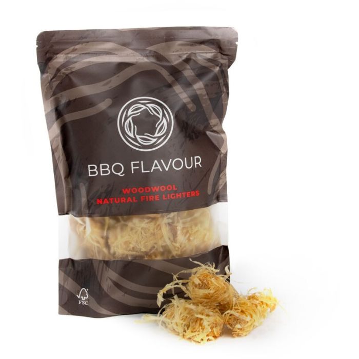 BBQ Flavour Wood Wool Fire Lighters