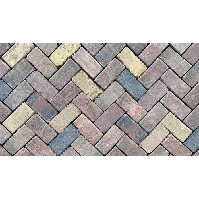 Gebakken keiformaat jong gebruikt genuanceerd (op pallet)