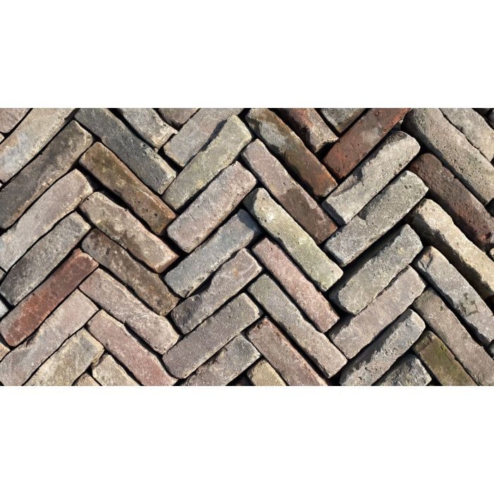 Gebakken waalformaat oud gebruikt genuanceerd (los gestort)