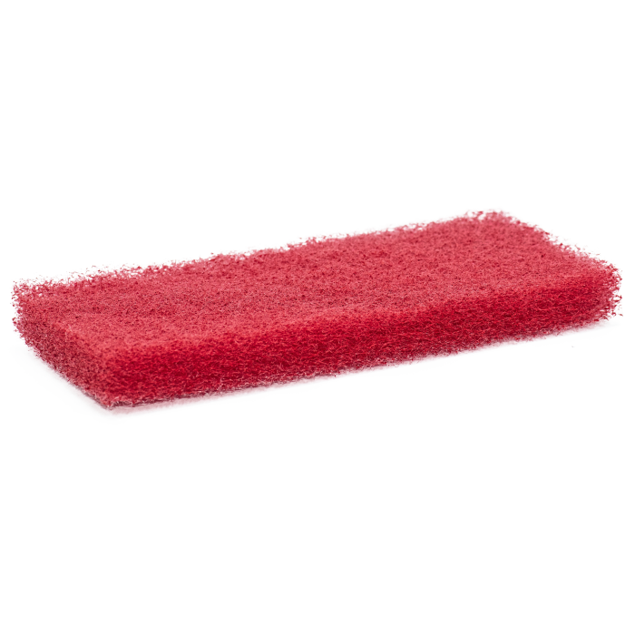 Moeller Doodlebug Schrobpad 11,5x25cm ROOD - 5 stuks