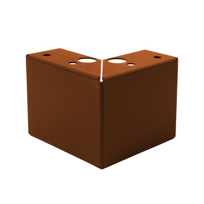 Potenset 9,5cm hoog Corten TBV GL Bloembakken