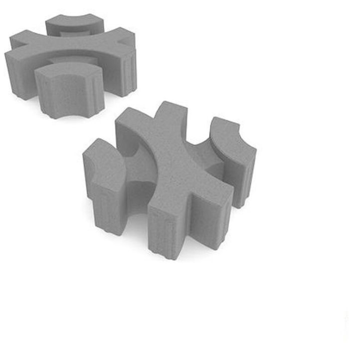 Virage 30x30x12cm Grey