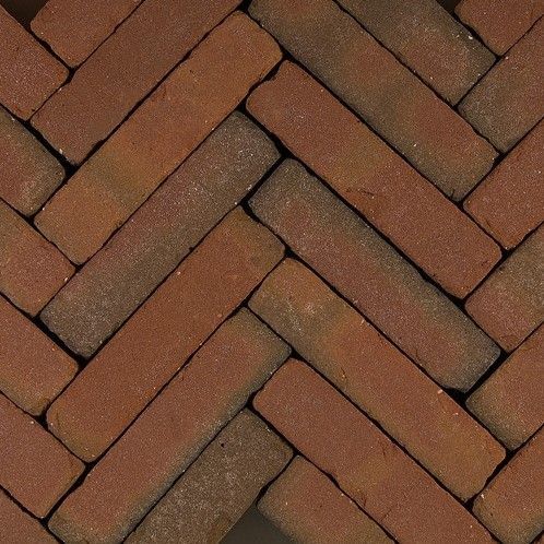 Art Bricks Waalformaat 6,5x20x6cm Fabritius Rood/Bruin
