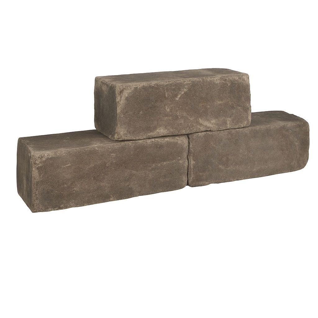 Palino block getrommeld 60x15x15cm Taupe