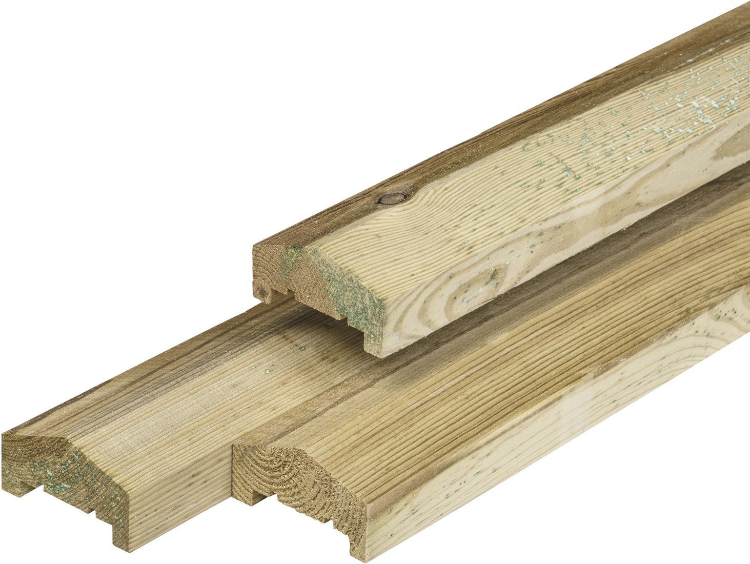 Gardenlux Grenen afdekkap met sponning 3,5x8,5x180cm