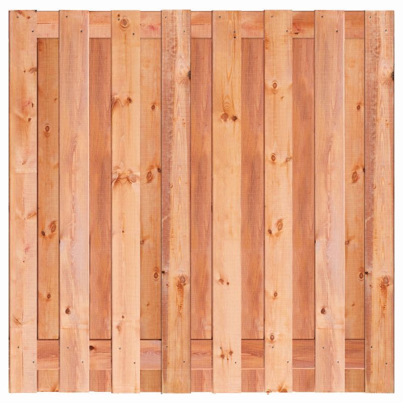 Gardenlux Red Class scherm Arosa 17 planks 180x180cm