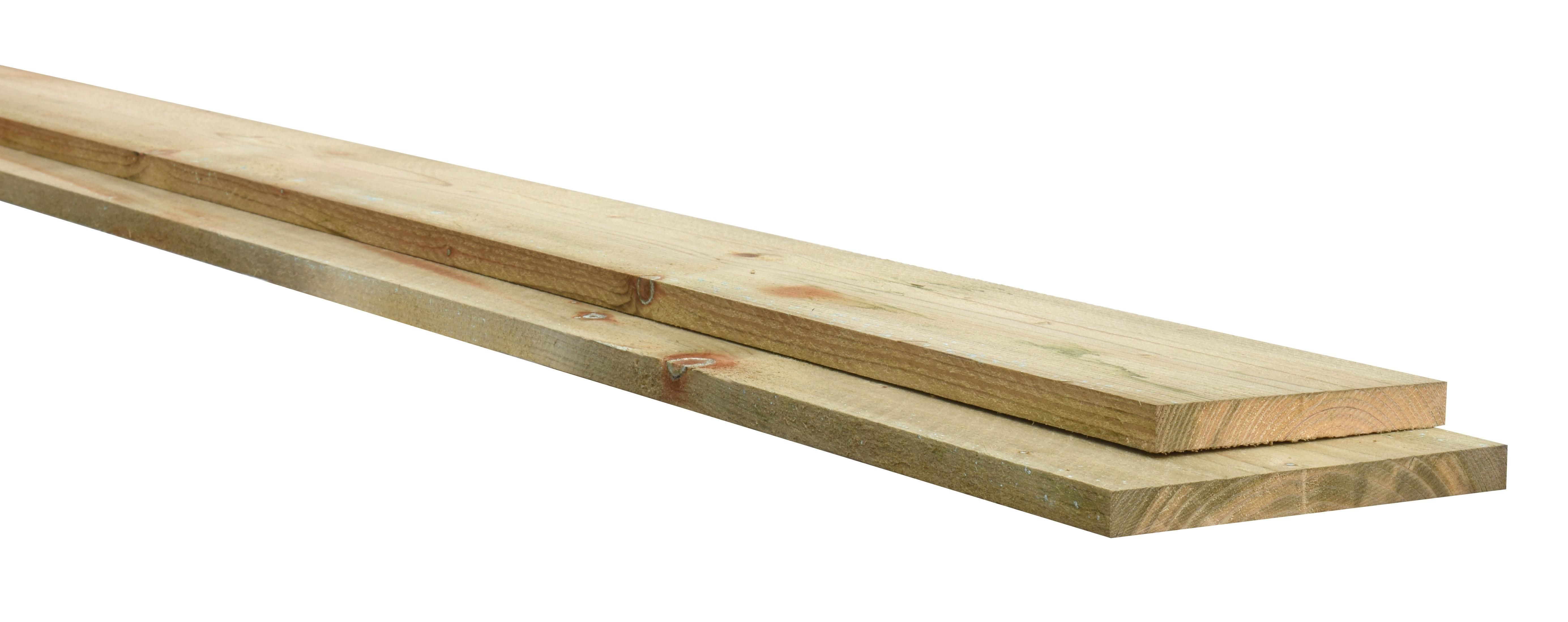 Midden-Europees vuren fijnbezaagde plank 1,9x14,5x180cm (W06425)