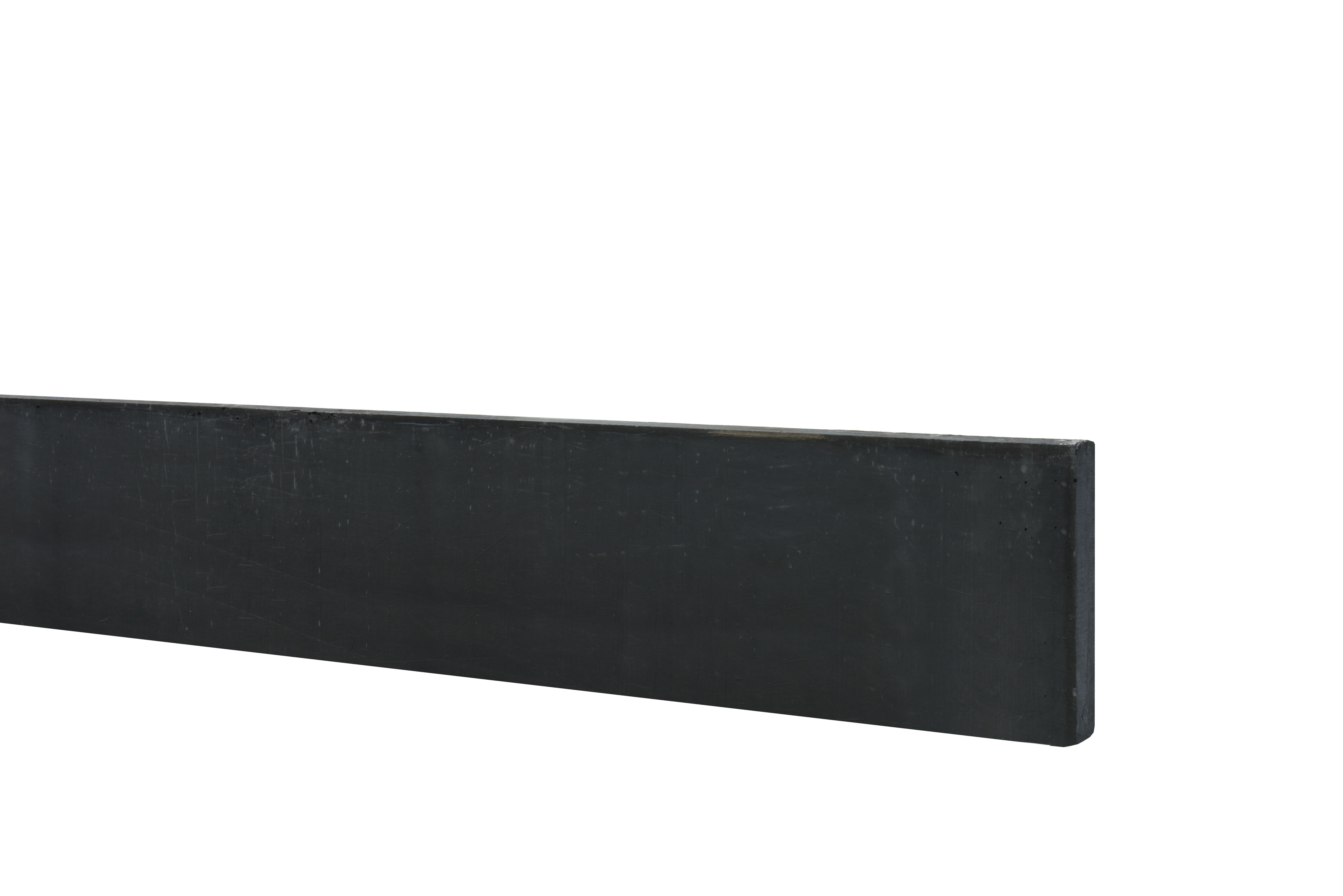 Betonplaat glad, 3,5x25x180cm antraciet, ongecoat (W32495)